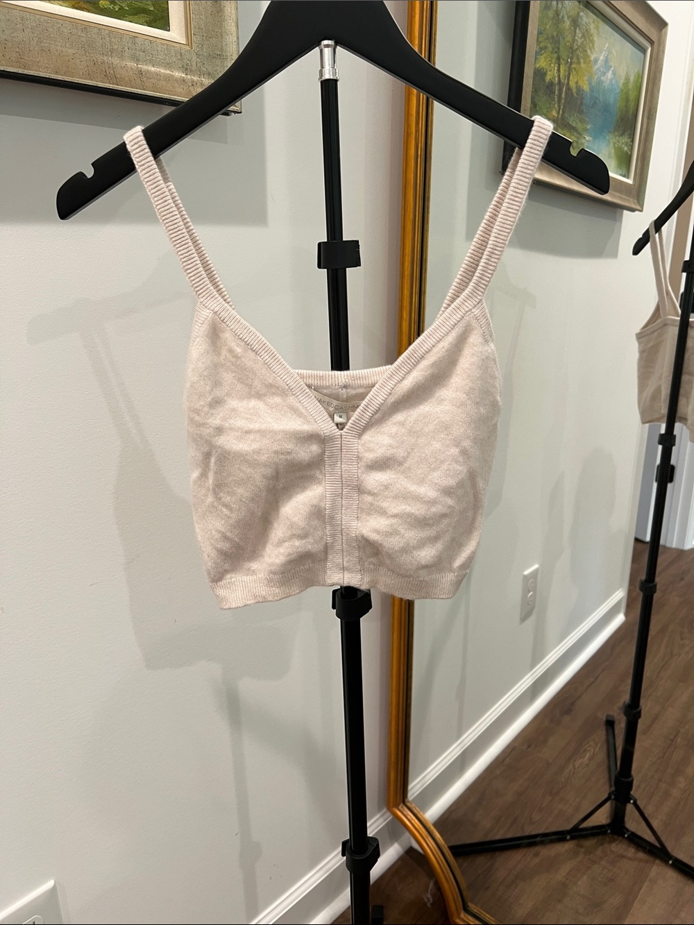 Naked Cashmere V-Neck Bralette Top